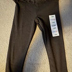 Garanimals Black Ribbed Kids Leggings